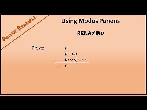 Boolean Proof Example 1: Using Modus Ponens