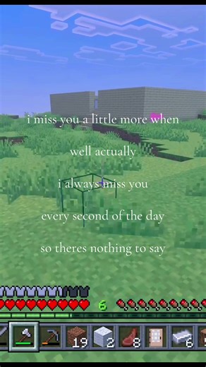 I Always Miss You: A Minecraft Reflection
