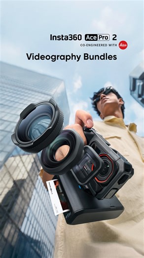 @insta360 on Instagram: "Press pause. Enjoy the moment 📷 Introducing Insta360 Ace Pro 2 Videography Bundles, designed to help you capture life’s beautiful details. What‘s new? ✅ Xplorer Grip Pro Kit ✅ Pocket Printer ✅ Cinematic Lenses ✅ Leica Color Profiles ✅ Built-in Film Filters Learn more about our Videography Bundles and get yours now with FREE shipping. Link in bio #insta360 #insta360acepro2 #insta360acepro2videographybundles"