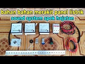 REVIEW OF MATERIALS FOR ASSEMBLING ELECTRICAL PANEL SOUND SYSTEM FOR Celebration Class