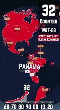 Pizza Hut Global Expansion, Mapped (1958–2025)