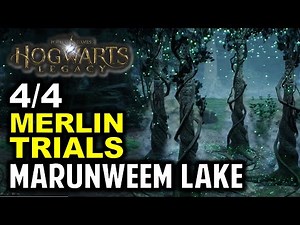 Marunweem Lake: All 4 Merlin Trial Location & Puzzle Solution | Hogwarts Legacy