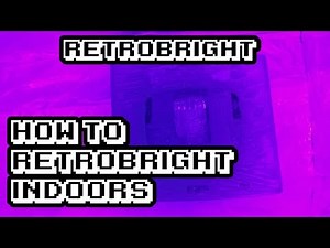 How to Retrobrite Inside and build a Retrobright station, tips & tricks to restore yellowed plastic