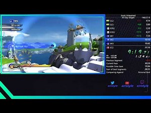 Sonic Unleashed - All Day Stages Speedrun in 30:52 (Former World Record)