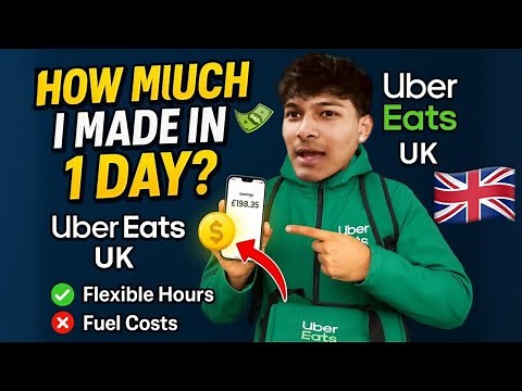 How Much Can You Earn Doing Uber Eats in UK? 🇬🇧 | Full Day Earnings + Pros & Cons