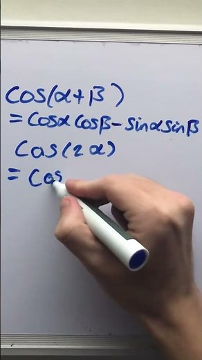 How to derive cos(2x) in all three forms?