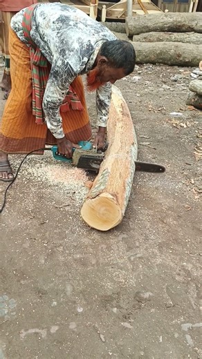 Cutting Wood with Electric Saw | Professional Woodworking Process