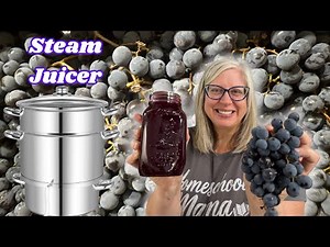 How to Use a Steam Juicer + Canning Grape Juice