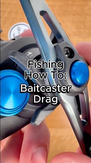 How to set Drag on a Baitcaster #fishing #fishingtips #baitcaster #fishingreel
