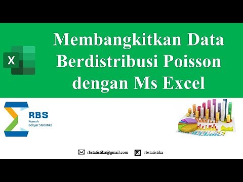 Membangkitkan Data Distribusi Poisson dengan Excel