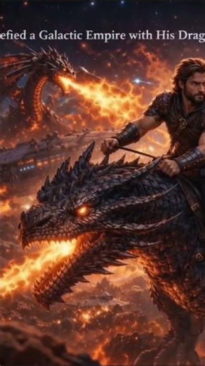Child dragon coming alien war