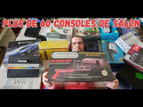 Ma grande collection de consoles de jeux vidéo de salon