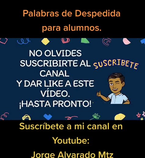 Palabras de despedida para alumnos. Graduación #palabrasdedespedida #graduation #graduacion #tiktokescuela #Yt #ytb