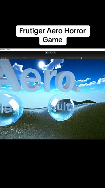 Added a simple main menu. Suggestions will be added. Comment. Be included. Be cool. #fyp #fy #unity #game #horror #frutigeraero