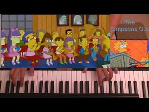 The Simpsons Theme Song - Piano