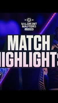 PRX vs. VIT | MATCH HIGHLIGHTS | VALORANT Masters London - Playoffs Stage #valorant #shorts #vct