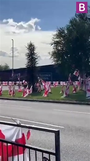 A roundabout in a town centre has become a battleground between the 'far right' and 'lefties' after a war on flags erupted. Residents say the community is being torn apart as warring factions plant and then destroy St George's Cross flags placed on Brownhill's Jigger Island. #news #westmidlands #birmingham #flags | Birmingham Live