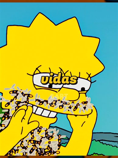 Lisa e suas abelhas em Os Simpsons