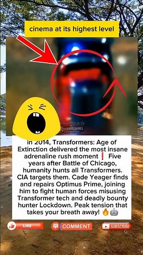 In 2014, the ICONIC TRANSFORMERS Age of EXTINCTION scene, an ADRENALINE rush 🔥🎬