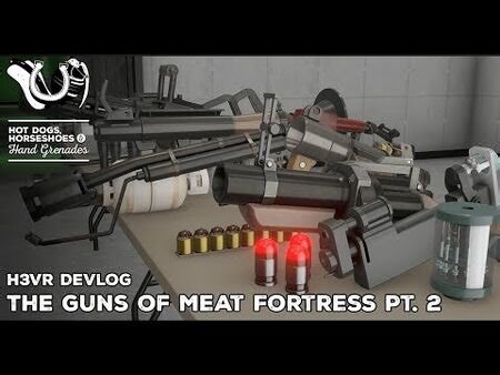 H3VR Devlog- The Guns Of Meat Fortress Pt. 2 - Adapting EVEN MORE TF2 Firearms To Virtual Reality