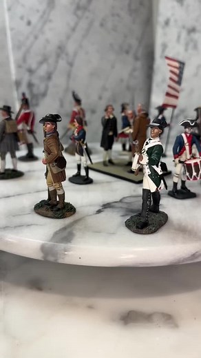Revolutionary war toy soldiers. #army #marines #history #toysoldiers