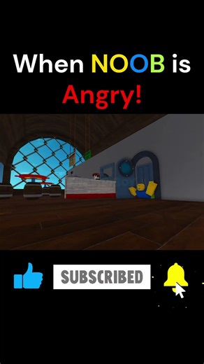 When NOOB is Angry! | TRampiBoy #trampiboy #roblox #robloxmeme #meme #shorts #viral #video