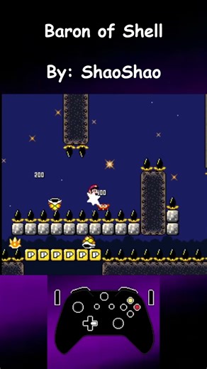 INSANE BARON DISCO SHELL CONTROL LEVEL (Berghain) #challenge #mario #kaizo #gaming #retro