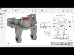 Autodesk inventor Tutorial For Beginners Exercise 88
