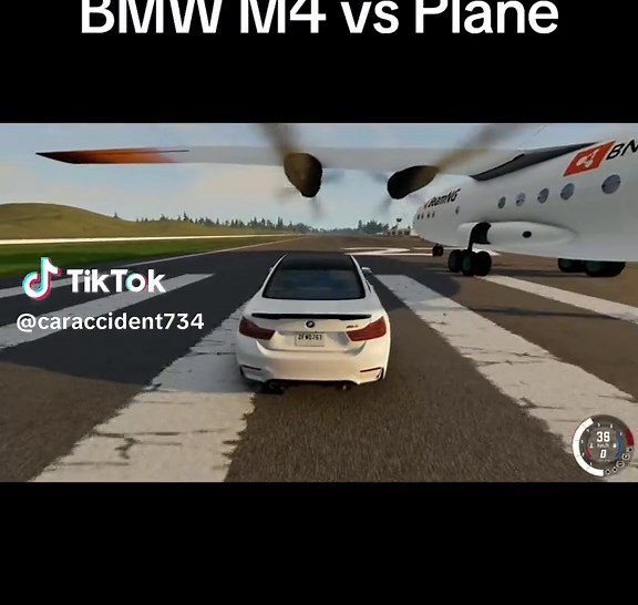 BMW M4 vs Plane: Your Favorite Car Matchup