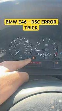 BMW E46 DSC Light On? Try This Simple Trick First! 🚨 #DCSerror #5E21 #5E20 #bmwe46