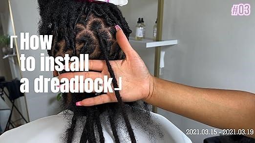 Loc Extensions Human Hair Install
