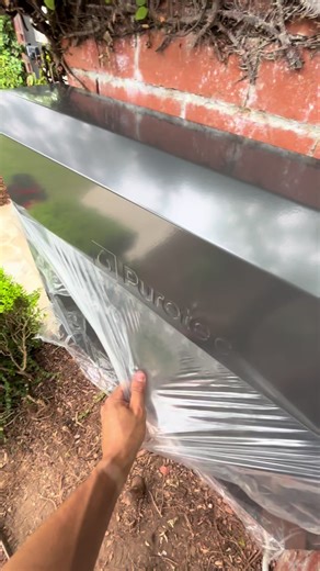 #CapCut So satisfying 😮‍💨 Peeling the protective film off a brand new Puretec whole house filter system — fresh install, clean water, clean finish 💧✨ #plumber #plumbing #waterfilter
