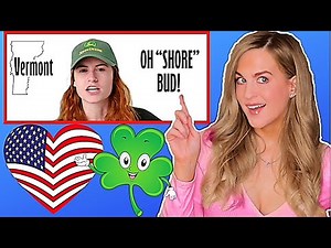 Irish Girl Reacts to EVERY AMERICAN ACCENT! - 50 People Show Us Their States' Accents