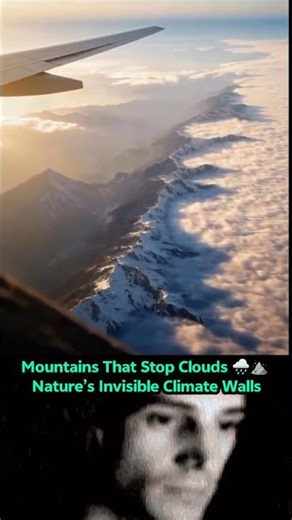 Mountains That Stop Clouds 🌧️⛰️ #shorts