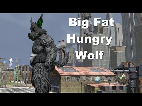 Fat Macro Wolf Growth In The City ["Saints Row 4" Gameplay]