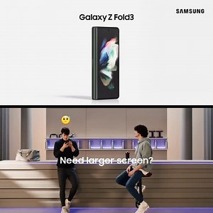 110 reactions · 6 comments | Need larger screen? Switch to larger screen for your video calls With Google Duo on #GalaxyZFold3 | Samsung | Facebook