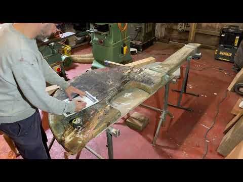 Skipjack pt 12. rudder work