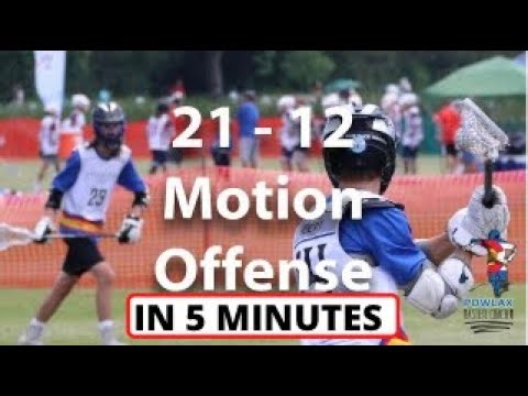 21-12 Motion Offense in 5 Minutes | Lacrosse Coaching | POWLAX