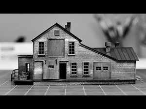 Old Dominion Broom Company by Bar Mills Models build in HO Scale