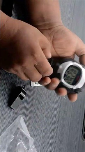 Flott 6 Digit Digital Stopwatch – High Precision Handheld Sports Timer Shorts