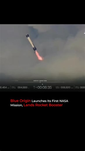 @techxig | Blue Origin just launched its first NASA mission — and landed its rocket booster flawlessly. Reusable rockets are no longer sci-fi, they’re... | Instagram