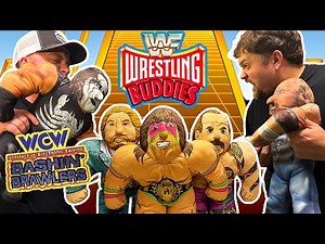WWF Wrestling Buddies & WCW Bashin’ Brawlers!!! Vintage Wrestling Toys!