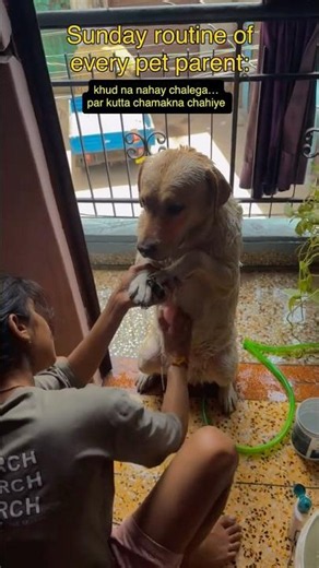 she hates water😭💦