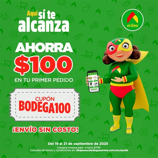 Arranca el fin de semana con sabor: Ahorro de $100 pollo entero a $39 en Bodega Aurrera en Línea😎 👉 https://bit.ly/4ndibkk | Bodega Aurrera