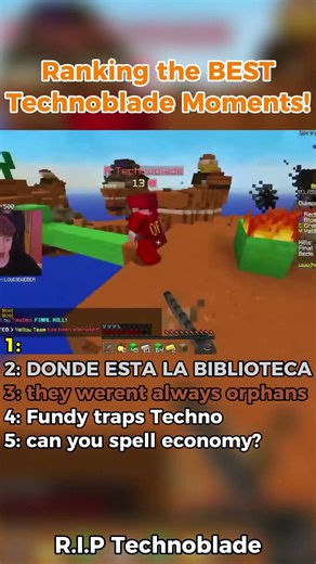 RANKING THE BEST TECHNOBLADE MOMENTS! #shorts