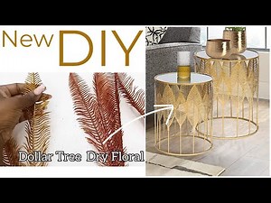 DIY DOLLAR TREE Nesting Tables| DOLLAR TREE UPGRADES! High End Looks For LESS!