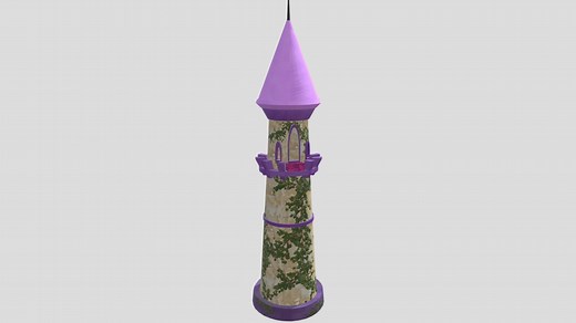 Princess Tower -  Rapunzel - 3D model by justme530 (@elainewest00)