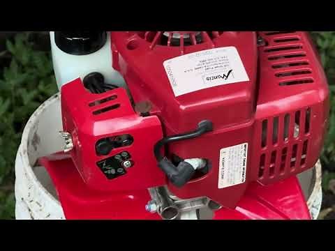 How to adjust the carburetor on a mantis tiller & check the grease in the gearbox.