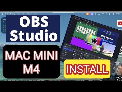 INSTALL - OBS Studio Tahoe Mac Mini M4 - 2026