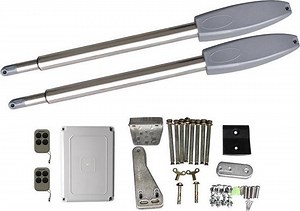 OUTgear dubbele poort opener / poortopener / hekopener compleet . Sterk. Incl. 2 AB's | bol